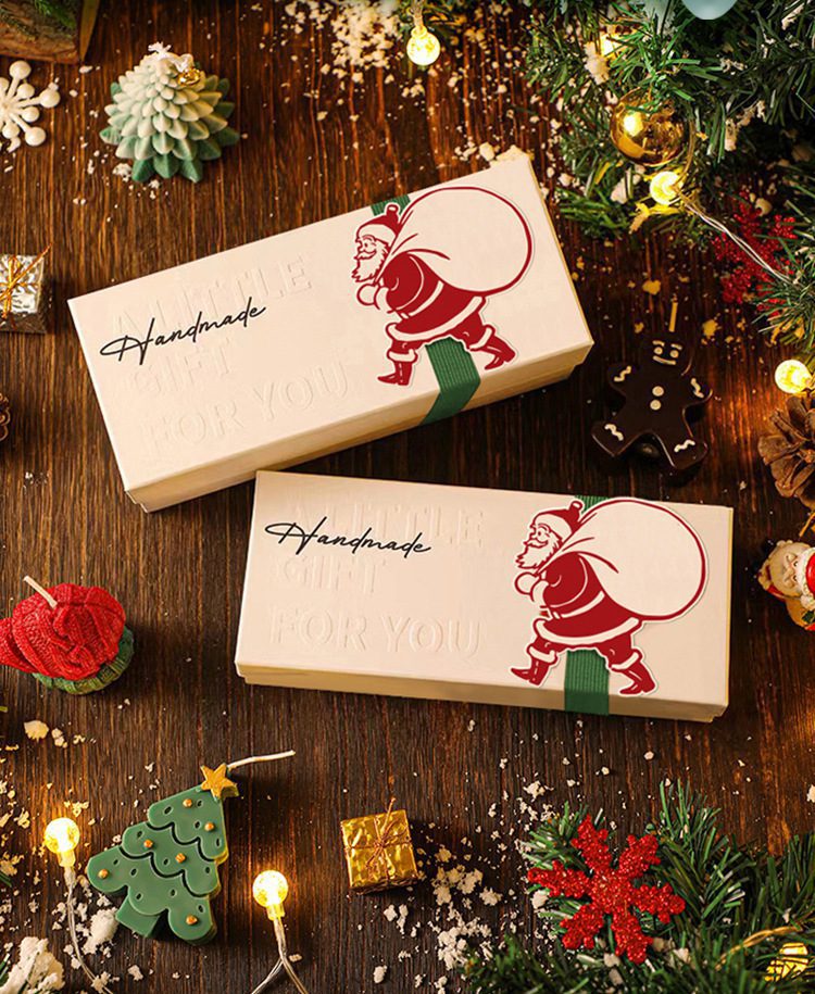 Christmas Candles Gift Box Christmas Tree, Gloves & Gingerbread Man Christmas Candles Gift Box