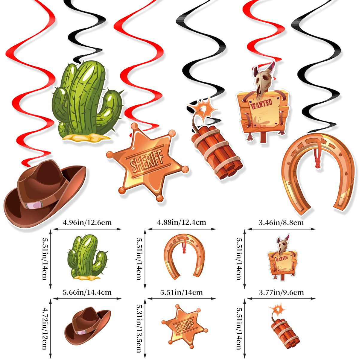 Western Cowboy Birthday Party Supplies - Perfect for a Wild West Celebration Birthday Party Supplies 15