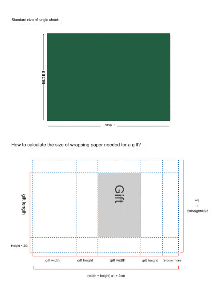 Christmas Wrapping Paper Green Red Color- Perfect for Holiday Gift Wrapping 8 Christmas Wrapping Paper