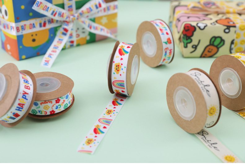 Colorful Ribbon – Decorative Ribbon for Gift Wrapping, Crafts, and Celebrations 13 Colorful Ribbon