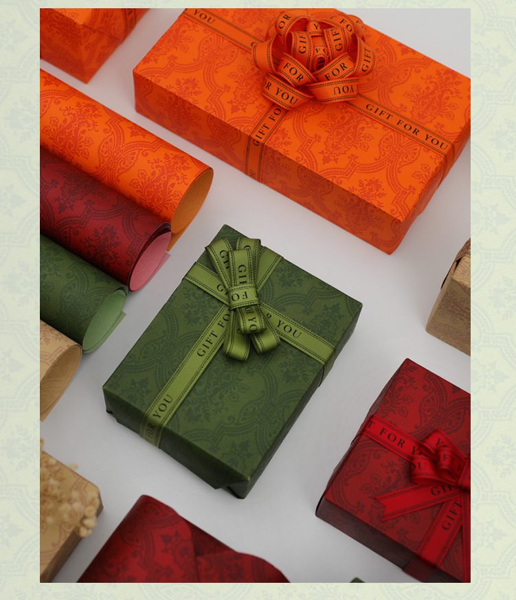 Vintage Embossed Wrapping Paper – 70x100cm Premium Gift Wrap in Four Colors 17 Vintage Embossed Wrapping Paper – 70x100cm Premium Gift Wrap in Four Colors Embossed Wrapping Paper 5