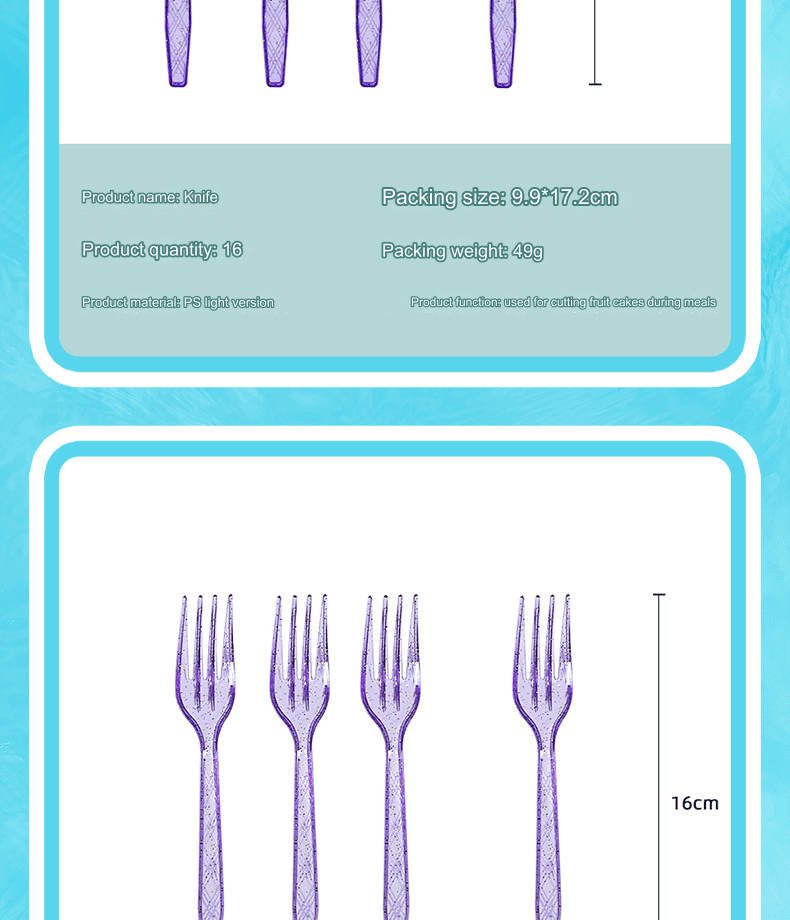 Mermaid Disposable Tableware Set - Kids Birthday Party Supplies Mermaid Disposable Tableware Set