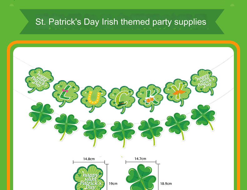 Festive St. Patrick's Day Tableware Set - Perfect for Celebrations St. Patrick's Day Tableware Set