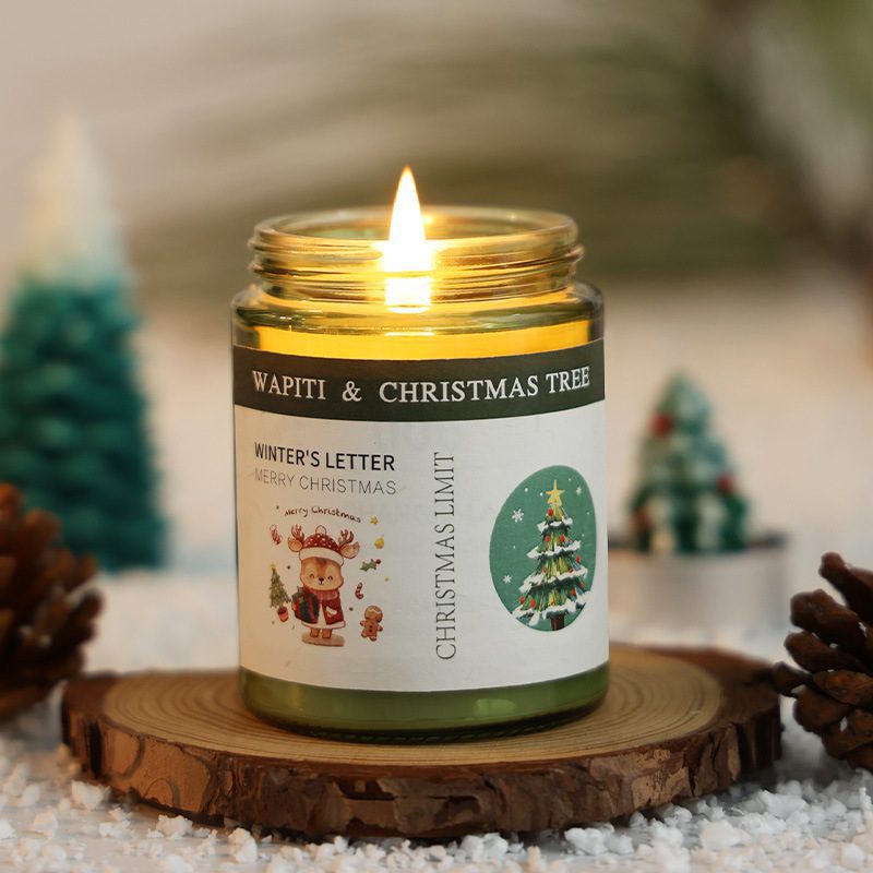 Festive Christmas Candles in Jars - Set the Holiday Mood Christmas Candle Jar