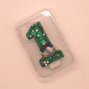 Christmas Bell Birthday Number Candle