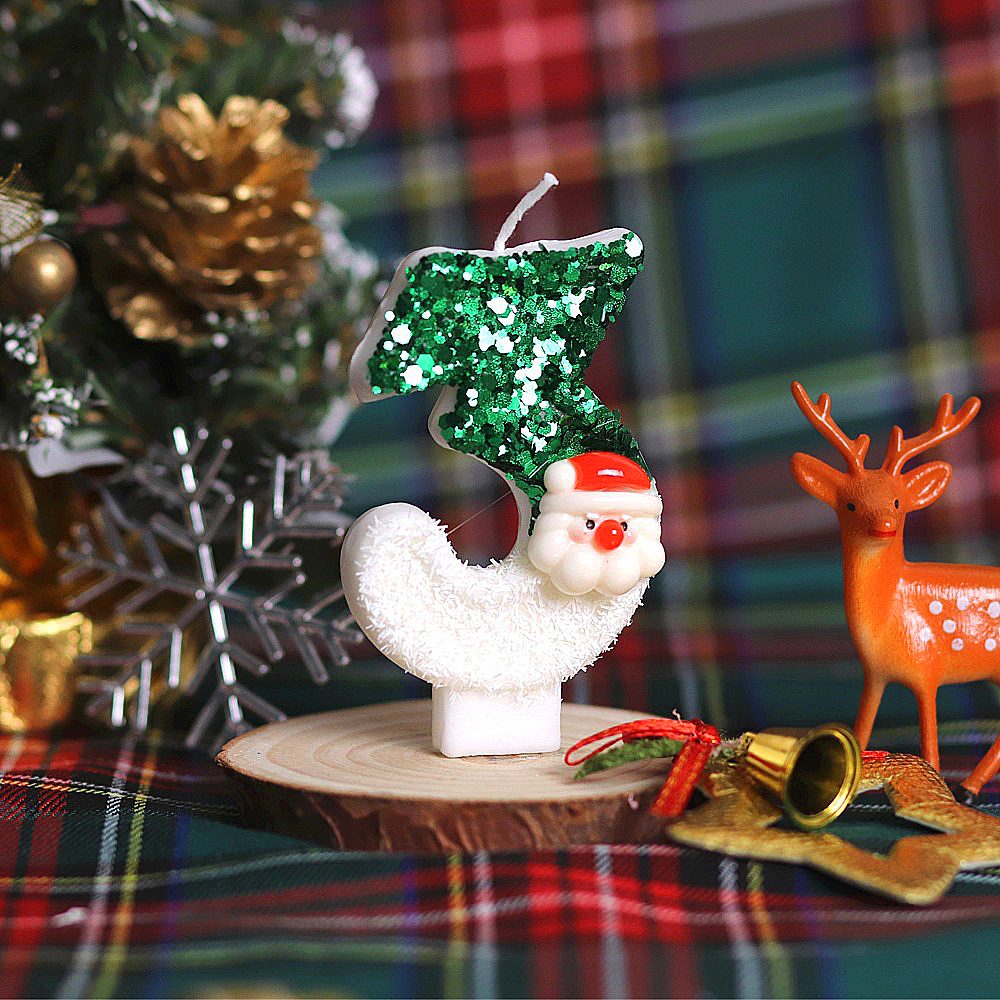 Birthday Candle for Christmas Party santa 11