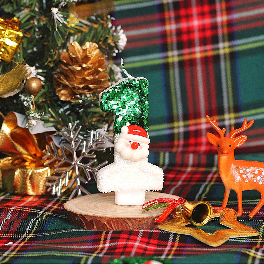 Birthday Candle for Christmas Party santa 9