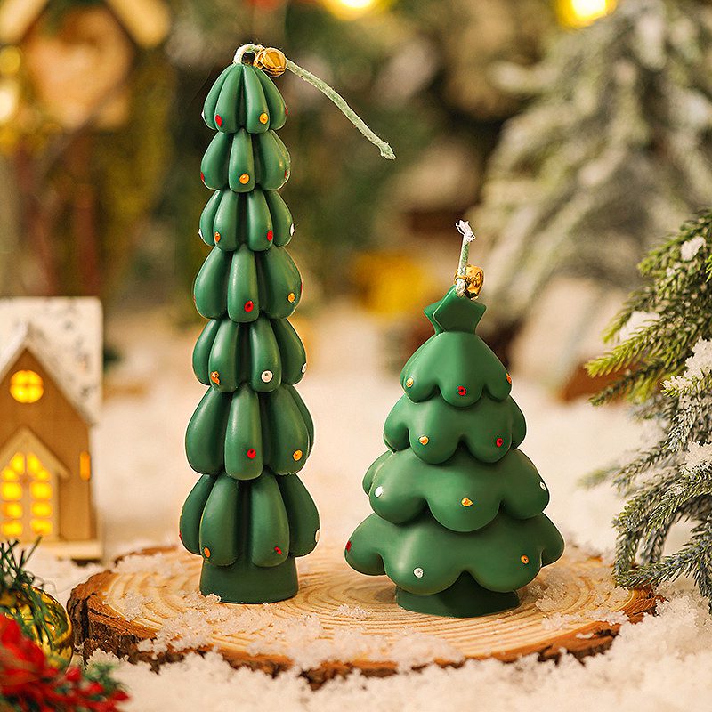 Weihnachtsbaum Kerze Sojawachs Christmas tree table candle