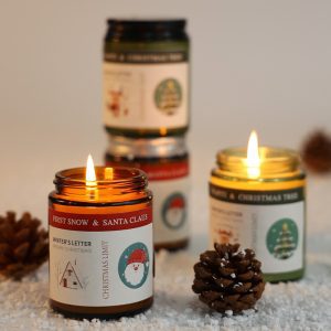 Christmas Candle Jar
