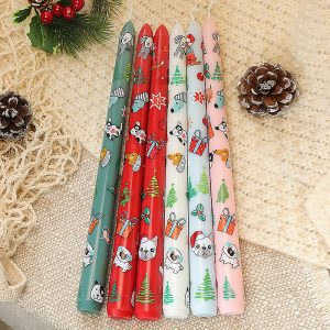 Christmas Taper Candle
