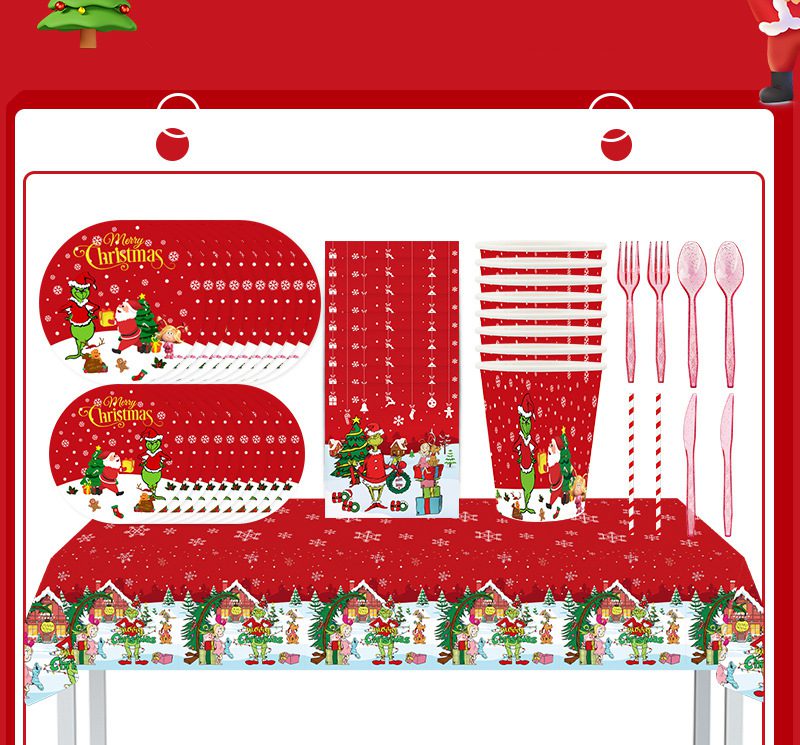 Festive Christmas Dinnerware Set - Perfect for Holiday Celebrations Christmas Dinnerware Set