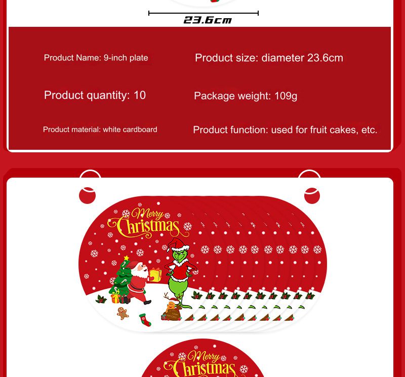 Festive Christmas Dinnerware Set - Perfect for Holiday Celebrations Christmas Dinnerware Set
