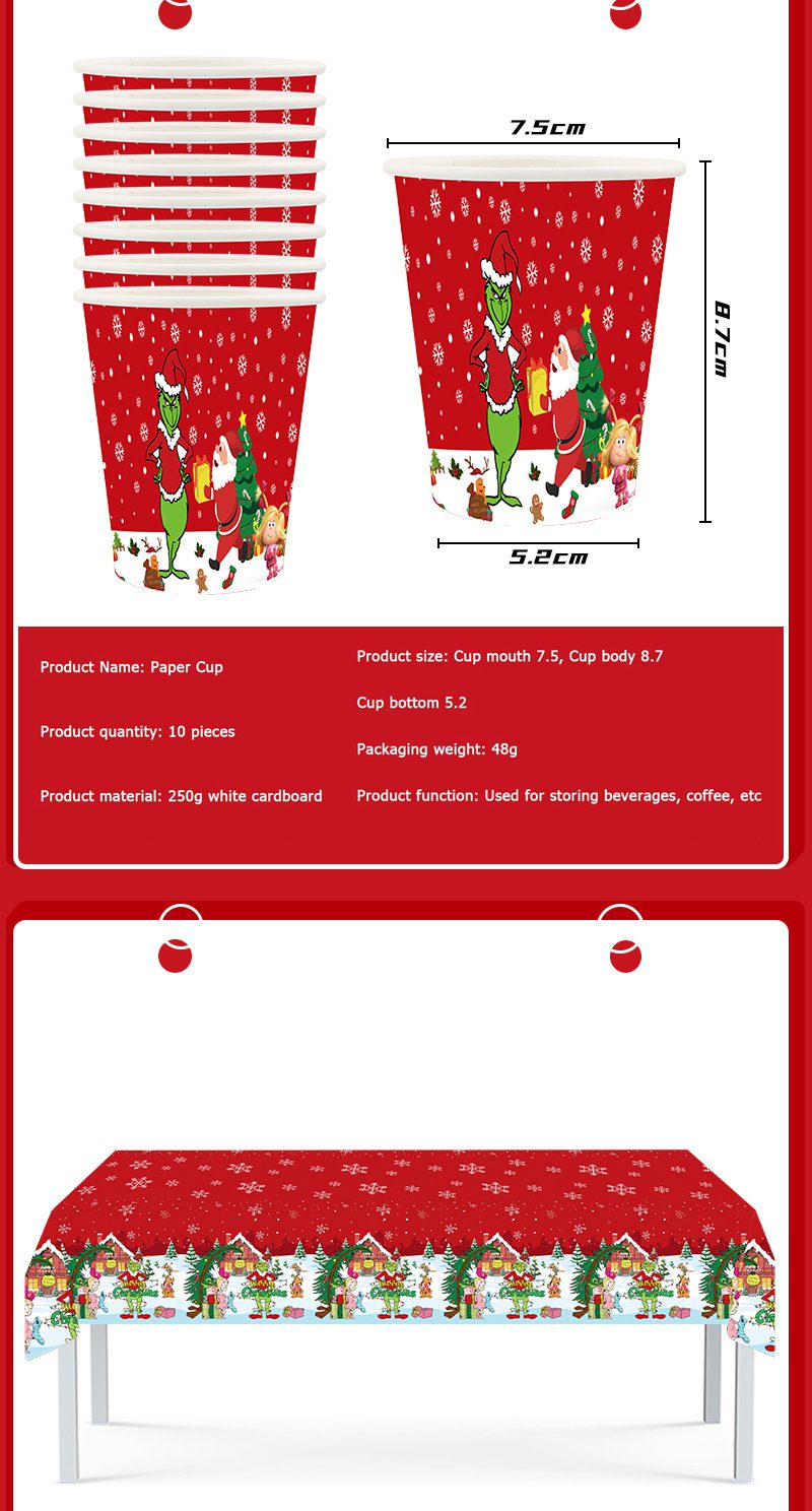 Festive Christmas Dinnerware Set - Perfect for Holiday Celebrations Christmas Dinnerware Set