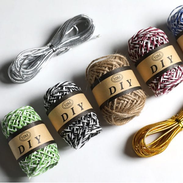 Ropes Ribnons Durable Hemp Rope Ribbon For DIY Crafts, Gift Wrapping, And Rustic ...