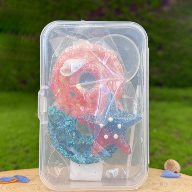 Mermaid Birthday Candle - Unique Birthday Candle Cake Decoration for Sea Lovers Mermaid birthday candle 35