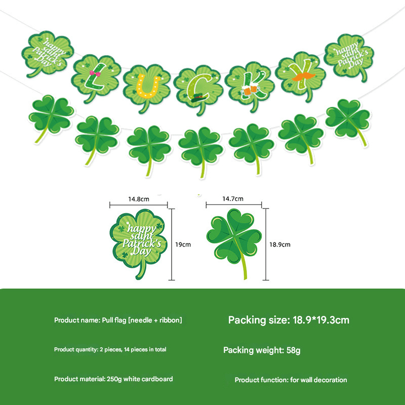 Festive St. Patrick's Day Tableware Set - Perfect for Celebrations St. Patrick's Day Tableware Set