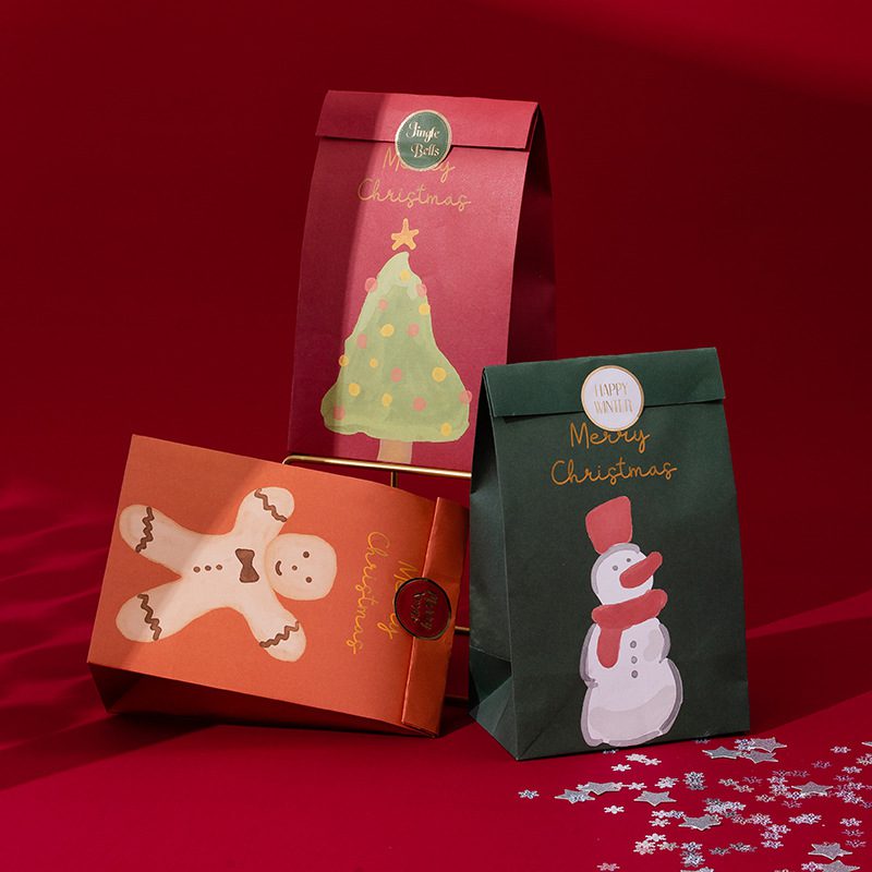Festive Christmas Gift Bag – Holiday Packaging for Treats & Gifts Christmas gift bag