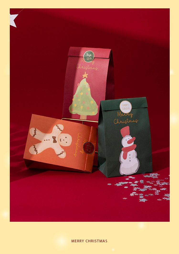Festive Christmas Gift Bag – Holiday Packaging for Treats & Gifts Christmas gift bag