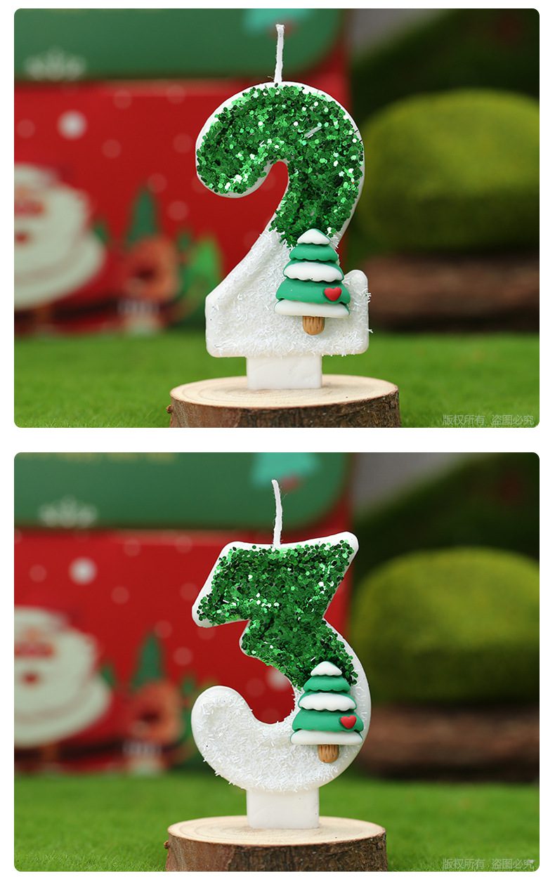 Holiday Birthday Candles