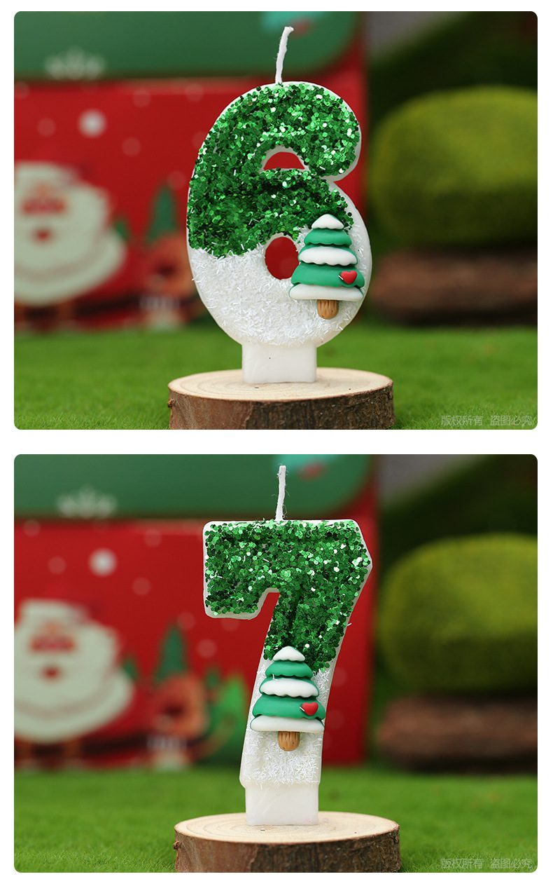 Holiday Birthday Candles