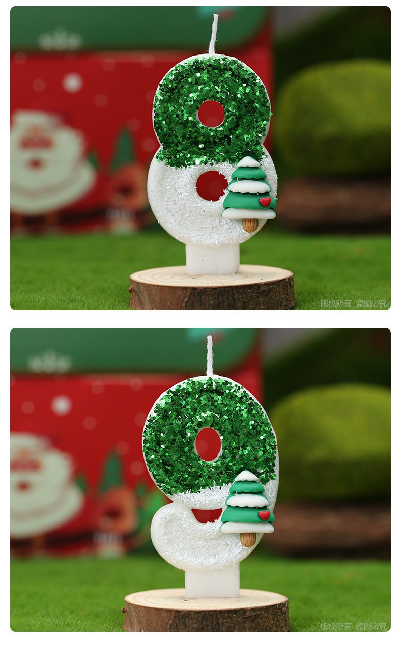 Holiday Birthday Candles