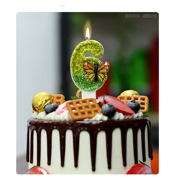 Glitter Birthday Candles