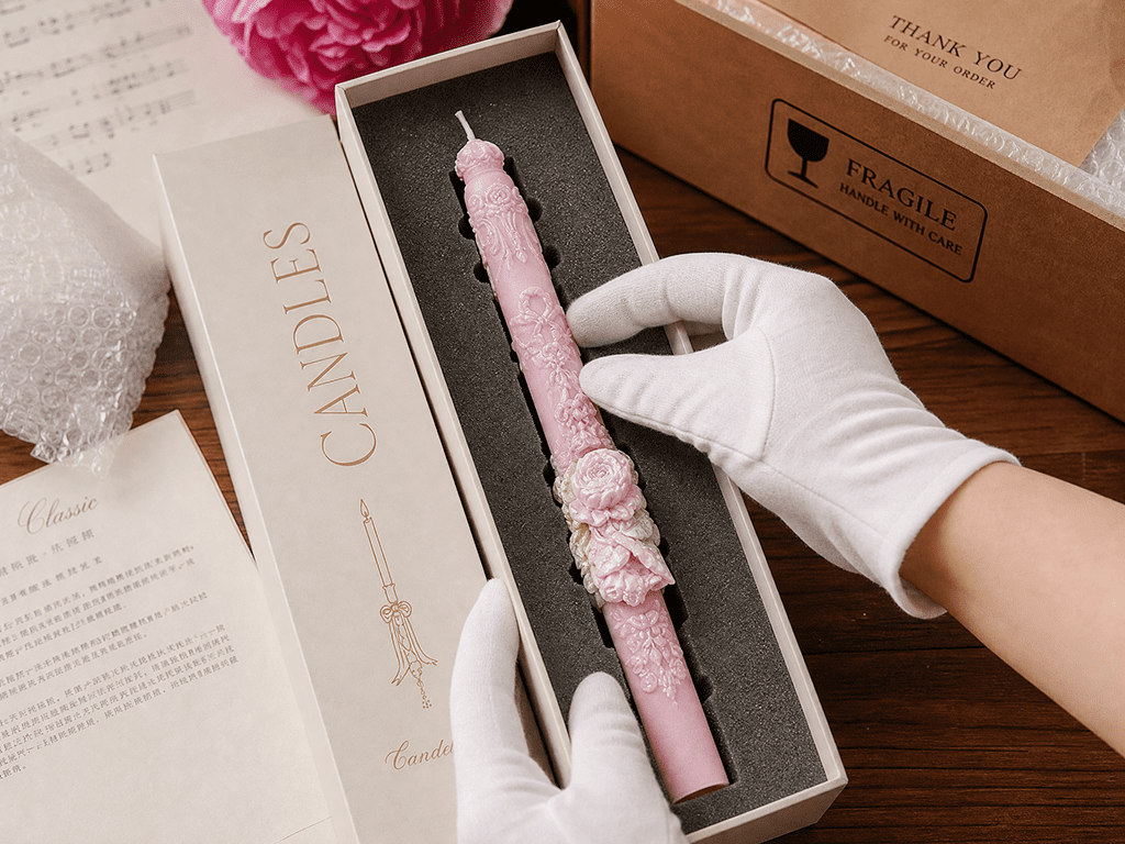 Stop Losing Margins: Sourcing Wholesale Sculptural Candles & Low MOQ Private Labels Low MOQ private label candles with custom packaging ready for international B2B shipping 2