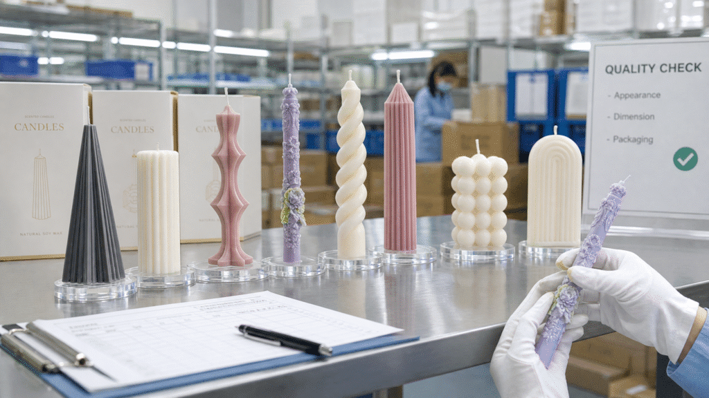 wholesale sculptural candles