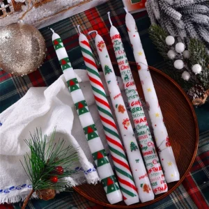Christmas Taper Candles