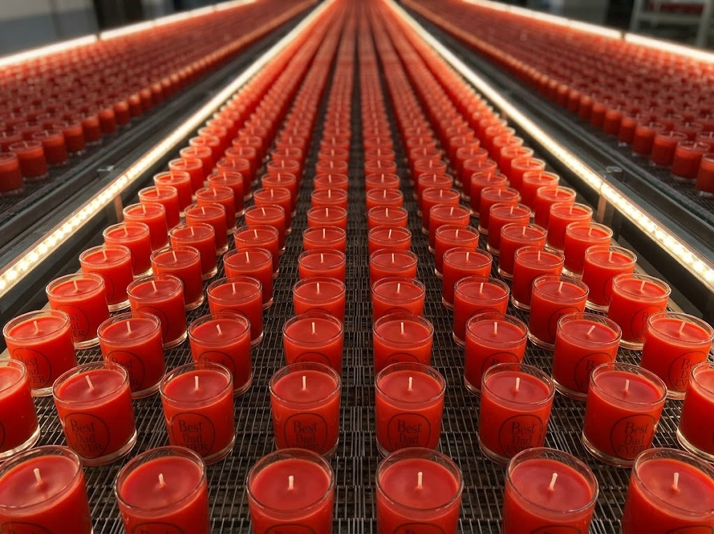 Custom & Private Candles Smooth glassy tops · Zero tunneling · Maximum scent throw