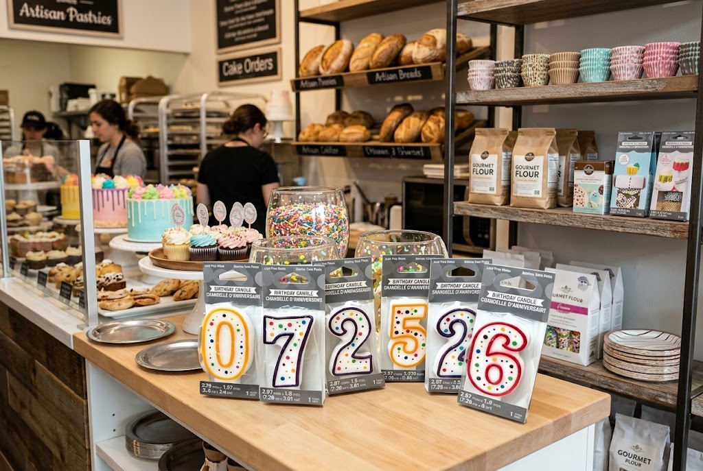 Number Birthday Candles: Bakery Wholesale Guide bakery inventory of number birthday candles for busy seasons